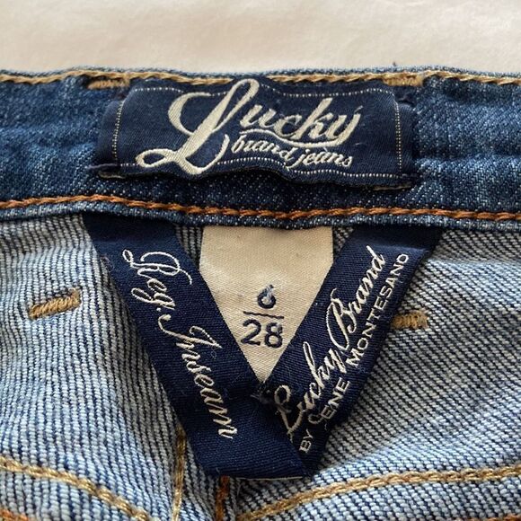 Lucky brand jeans by Gene Montesano regular inseam slightly boot denim jeans 6 - Picture 6 of 7